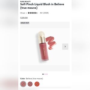 Rare Beauty Soft Pinch Liquid Blush - Believe Mauve